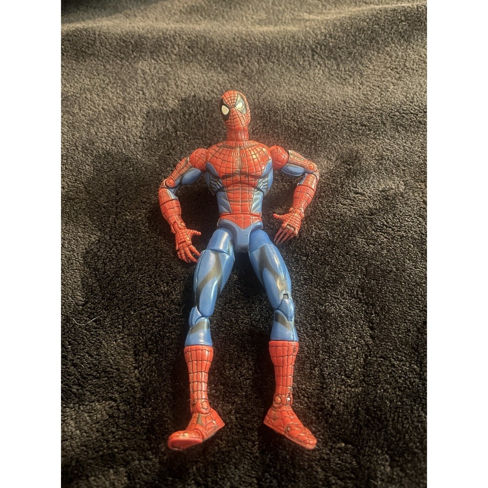 Spider-Strength Spiderman 6" Poseable Figure Spiderman Classics Toybiz 2002